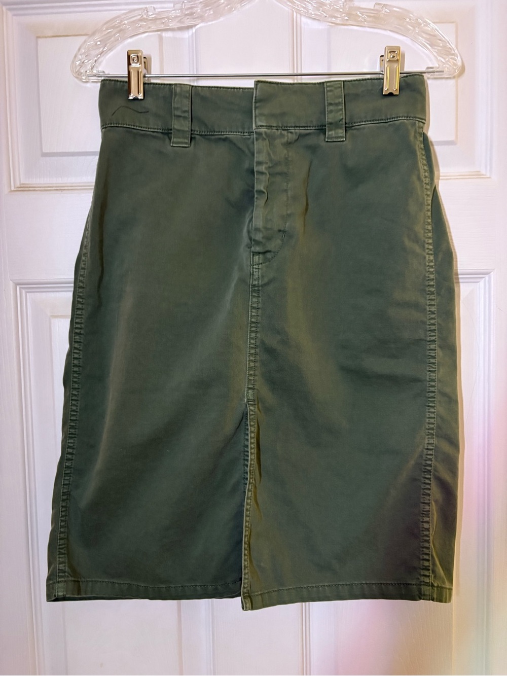 Green Cotton Skirt